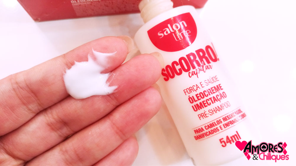 Socorro Capilar Salon Line óleocreme ampola pré shampoo kit 